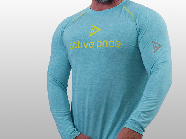 Mens Aqua Fun Long Sleeve T shirt
